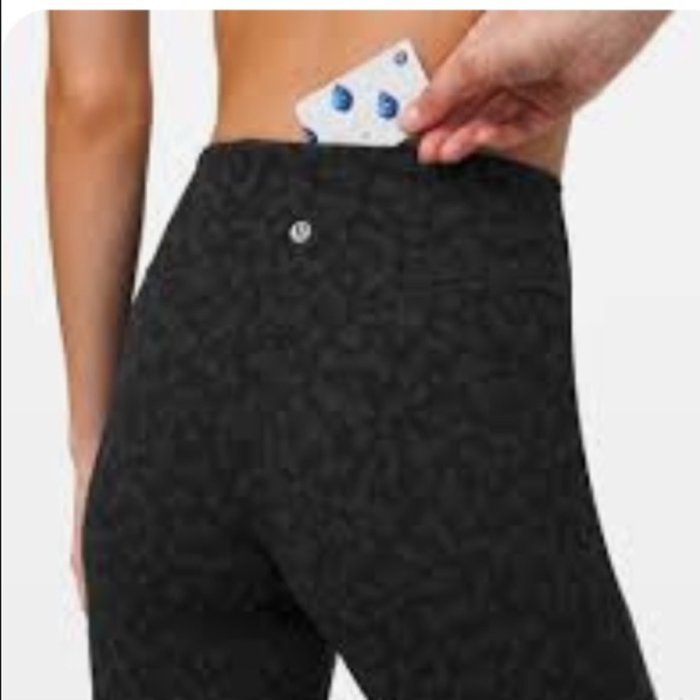 Lululemon High Rise Align Joggers Leopard Print